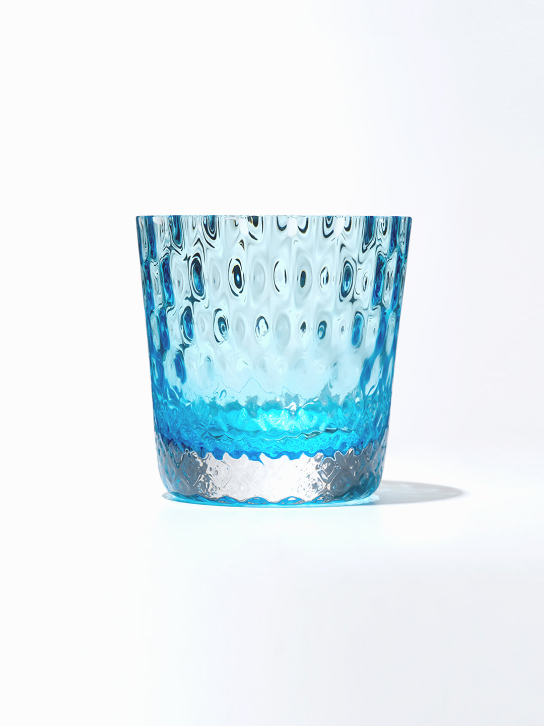 Murano tumbler in Aquamarine